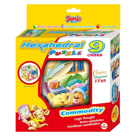 3850223016510-01-651000-Sestavljanka kocka 9kos živali