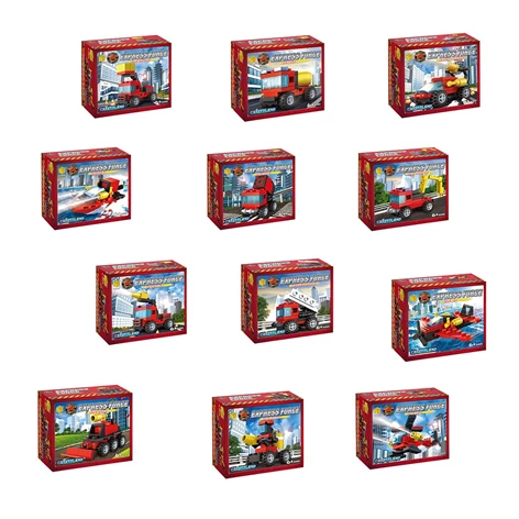 3850223316016-31-601000-Crystaland - Gasilci mini set