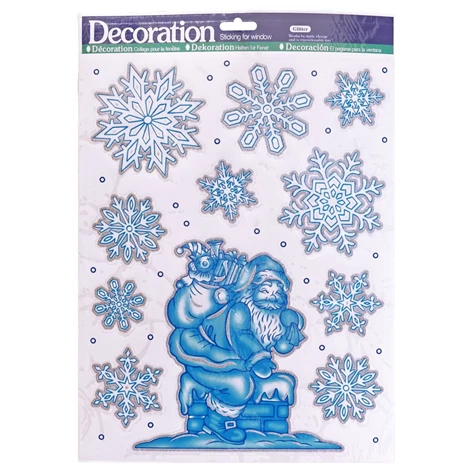 3850223405130-40-513000-Nalepka božična za steklo,2 vr