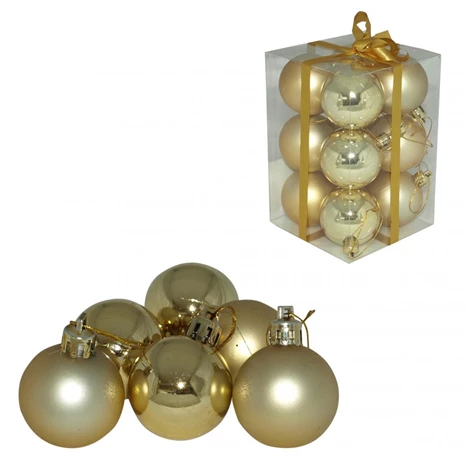 3850223513026-51-302000-Kroglice zlate, 5cm, 12 set