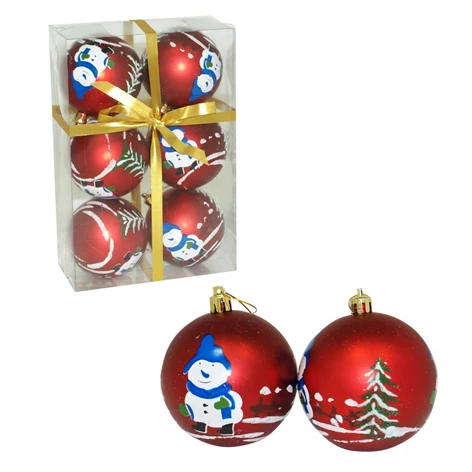 3850223514238-51-423000-Kroglice rdeče, 8 cm, 6  kos