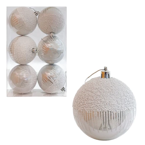3850223515105-51-510000-Kroglice 8cm 6/1 bele-srebrne