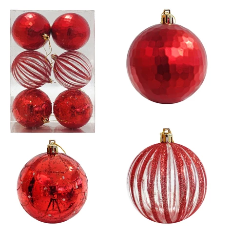 3850223515303-51-530000-Kroglice rdeče 8cm 6/1