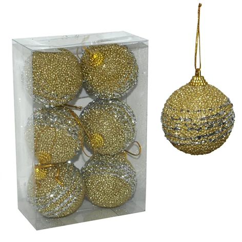 3850223518120-51-812000-Kroglice 6cm, 6/1 zlate