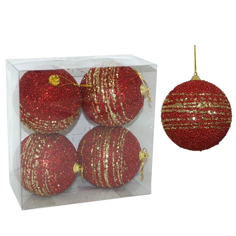 3850223518335-51-833000-10 cm Kroglice 4 kos,