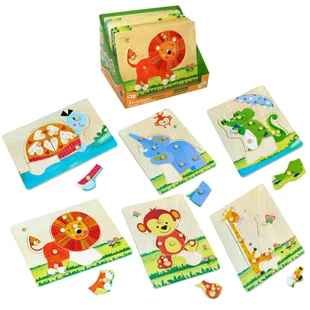 3850223645178 / 64-517000 / Sestavljanka-živali 6 vrst le