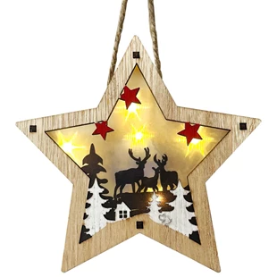 3850223408018 / 40-801000 / Lesena LED Zvezda 12cm