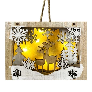 3850223408025 / 40-802000 / Lesena LED dekoracija 12x9,5cm