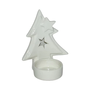 3850223408247 / 40-824000 / Keramični svečnik smrekica