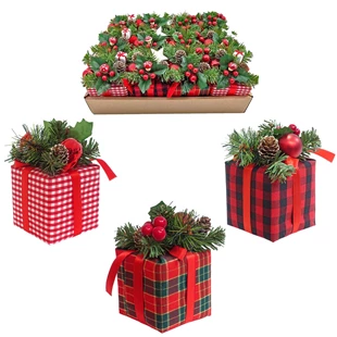 3850223411285 / 41-128000 / Božični okras darilce 8cm