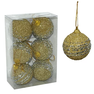 3850223518120 / 51-812000 / Kroglice 6cm, 6/1 zlate