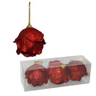 3850223518533 / 51-853000 / Okrasek Vrtnica rdeča 8cm