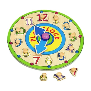 3850223645116 / 64-511000 / Sestavljanka ura lesena