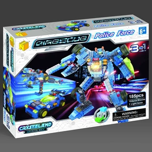 3850223319765 / 31-976000 / Crystal kocke Robot 3 u 1