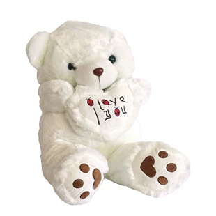 3850223599747 / 59-974000 / Medo beli s srčkom 70 cm