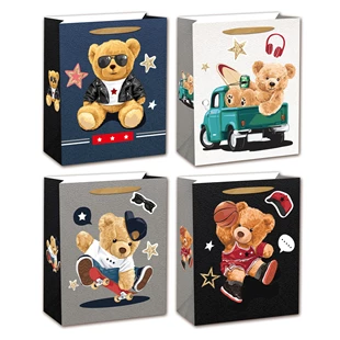 3850223366158 / 36-615000 / Darilna vrečka 3D 40x30x12, 4s